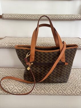 Rioni Brown and Tan Tote Bag - Designer Style
